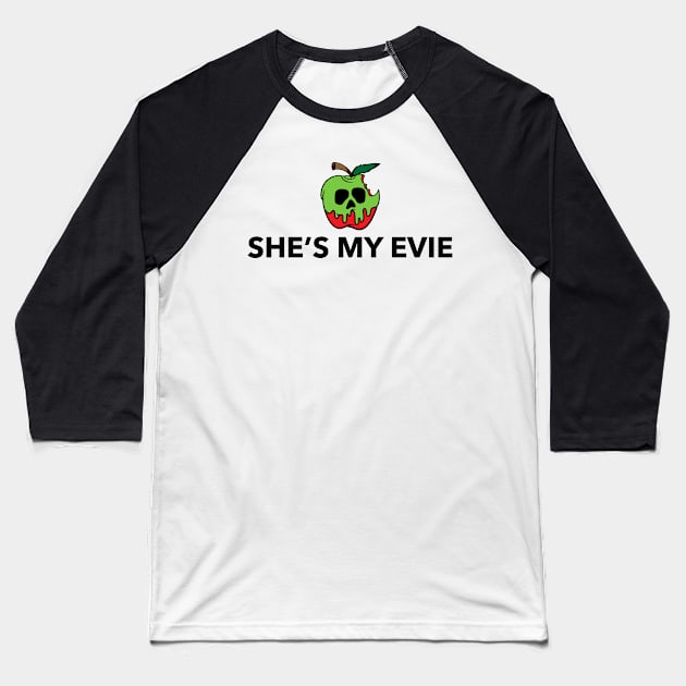 BFF Shirt - She's My Evie Baseball T-Shirt by 5571 designs